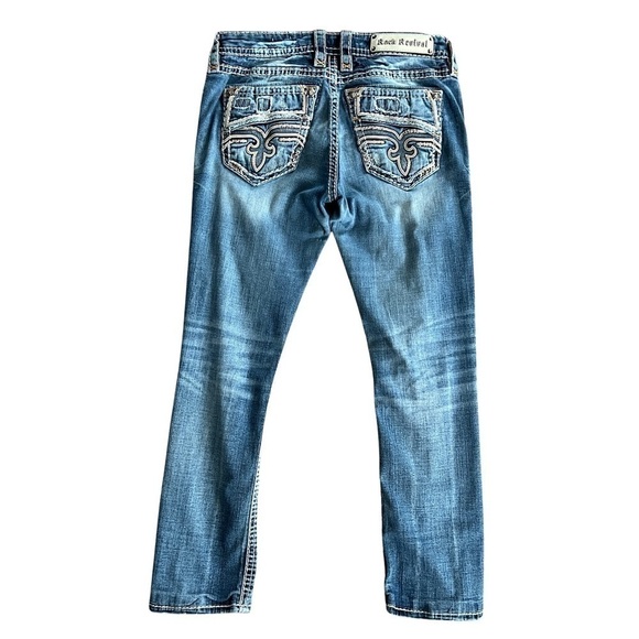 Rock Revival Caro Easy Straight Ankle Jeans - Picture 1 of 15